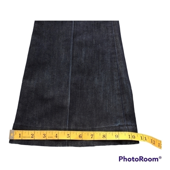 Rich & Skinny blue womens wide leg jeans. Size 26, Made in USA - Picture 8 of 14